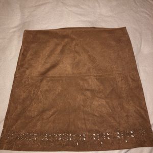 Suede Skirt!